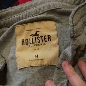 Hollister long sleeve grey shirt.